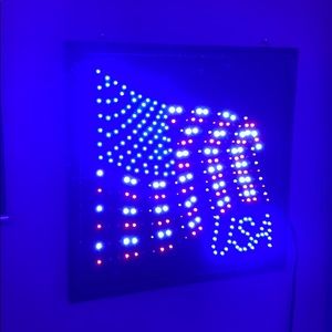 It’s a USA led light poster